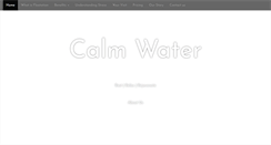 Desktop Screenshot of calm-water.co.uk