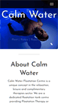 Mobile Screenshot of calm-water.co.uk